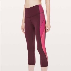 LULULEMON | Color Me Ombre Crop 21" | Sz 4
